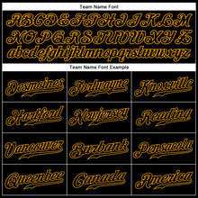 Загрузить изображение в средство просмотра галереи, Custom Black Black-Gold Authentic Sleeveless Baseball Jersey
