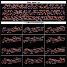 Загрузить изображение в средство просмотра галереи, Custom Black Black-Orange Authentic Sleeveless Baseball Jersey
