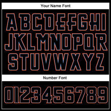 Загрузить изображение в средство просмотра галереи, Custom Black Black-Orange Authentic Sleeveless Baseball Jersey
