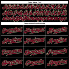 Laden Sie das Bild in den Galerie-Viewer, Custom Black Crimson-City Cream Authentic Sleeveless Baseball Jersey
