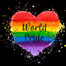 Laden Sie das Bild in den Galerie-Viewer, Custom Black Purple-Orange Rainbow Colored Heart For World Pride LGBT Authentic Baseball Jersey
