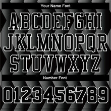 Load image into Gallery viewer, Custom Black Black-Gray Round Neck Sublimation Basketball Suit Jersey

