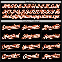 Laden Sie das Bild in den Galerie-Viewer, Custom Black White-Orange Authentic Baseball Jersey
