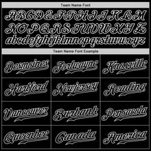 Laden Sie das Bild in den Galerie-Viewer, Custom Black Gold-White Authentic Baseball Jersey

