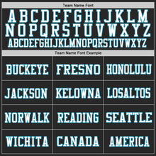 Загрузить изображение в средство просмотра галереи, Custom Black Panther Blue-White Mesh Authentic Football Jersey
