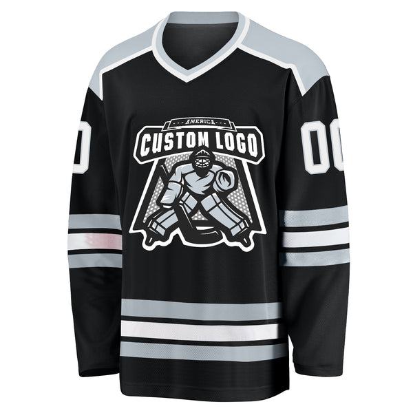 Cheap Custom Black Purple-White Hockey Jersey Free Shipping –  CustomJerseysPro