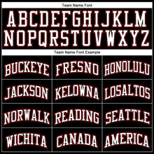 Загрузить изображение в средство просмотра галереи, Custom Black White-Red Authentic Throwback Basketball Jersey
