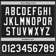 Load image into Gallery viewer, Custom Black White Authentic Baseball Jersey

