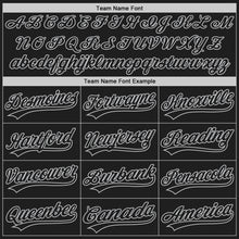 Загрузить изображение в средство просмотра галереи, Custom Black Black-Gray Authentic Baseball Jersey
