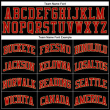 Загрузить изображение в средство просмотра галереи, Custom Black Red-Old Gold Authentic Throwback Basketball Jersey
