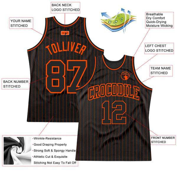 full sublimation jersey basketball jersey design orange and black