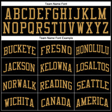 Загрузить изображение в средство просмотра галереи, Custom Black Old Gold Authentic Throwback Basketball Jersey
