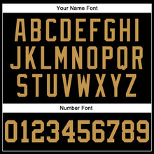 Загрузить изображение в средство просмотра галереи, Custom Black Old Gold Authentic Throwback Basketball Jersey
