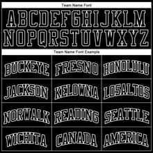 Загрузить изображение в средство просмотра галереи, Custom Black White Authentic Throwback Basketball Jersey
