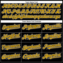 Laden Sie das Bild in den Galerie-Viewer, Custom Black Gold-White Authentic Baseball Jersey

