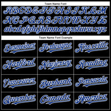 Load image into Gallery viewer, Custom Black Royal-White Authentic Baseball Jersey

