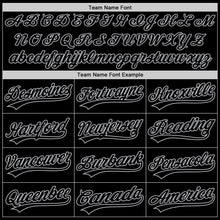 Charger l&#39;image dans la galerie, Custom Black Gray Authentic Throwback Baseball Jersey
