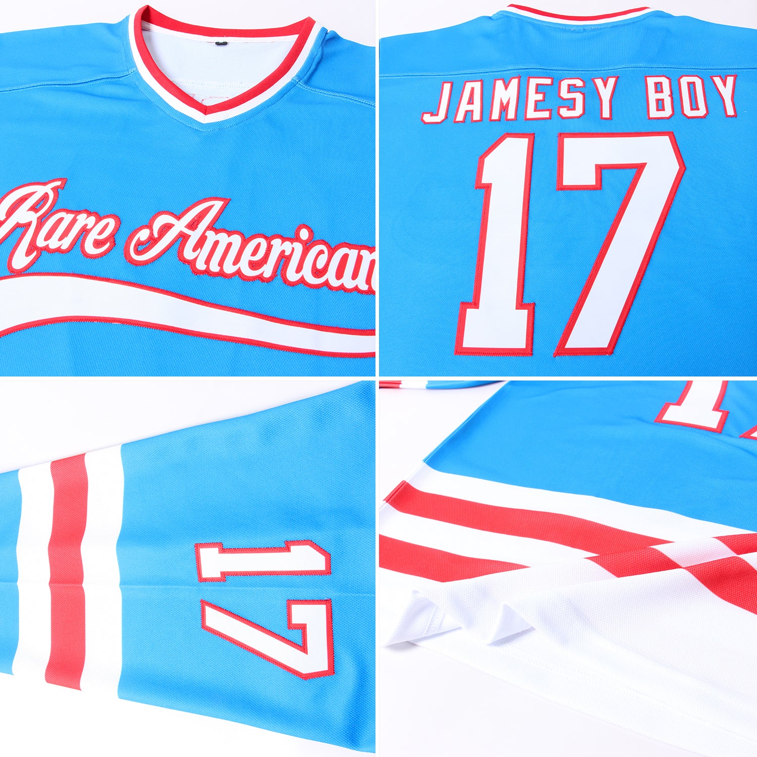 Rare Americans JAMESY BOY 17 Hockey Jersey