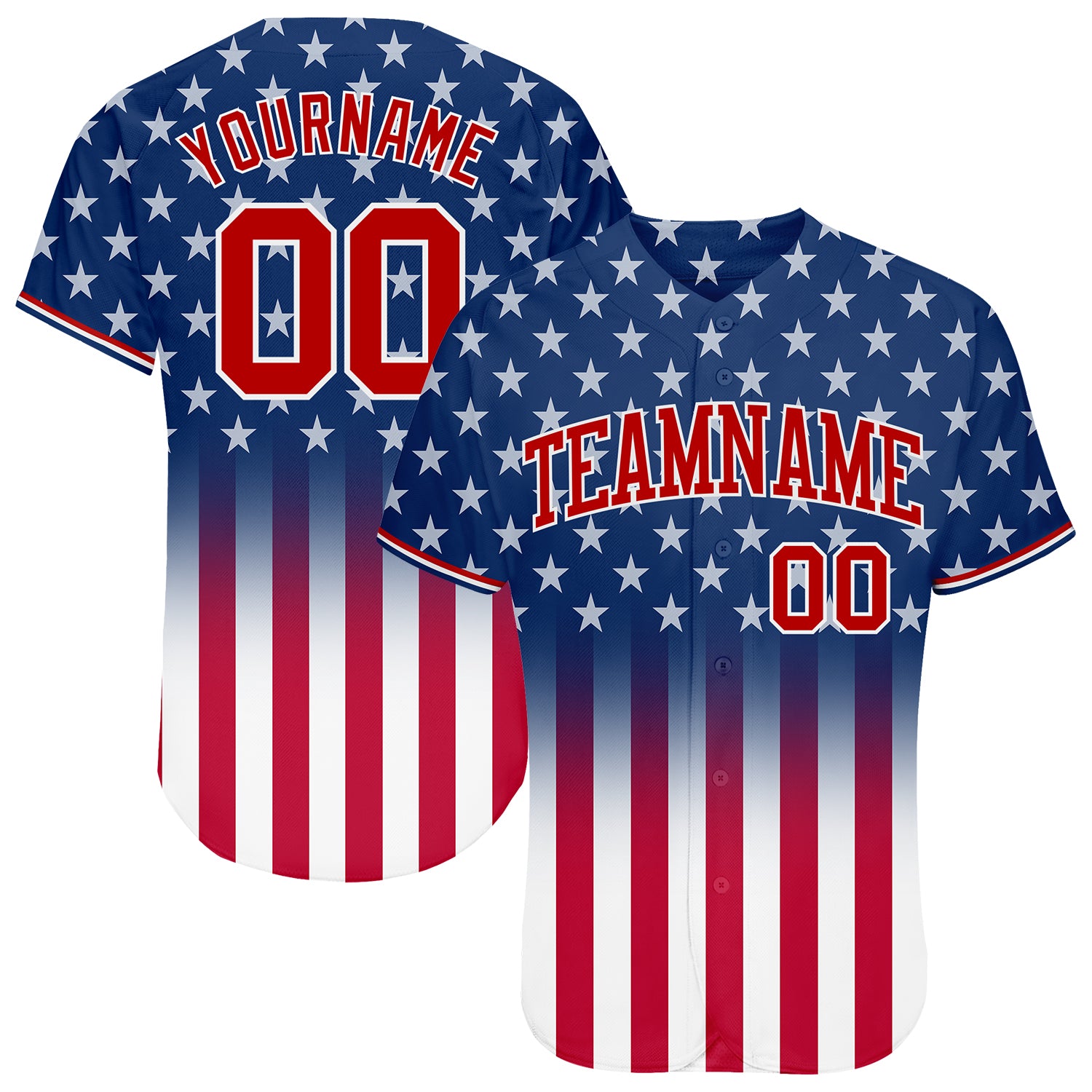 Men's True-Fan White/Royal Texas Rangers Pinstripe Jersey 