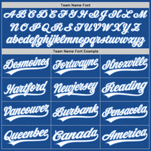Laden Sie das Bild in den Galerie-Viewer, Custom Blue White-Light Blue Authentic Throwback Baseball Jersey
