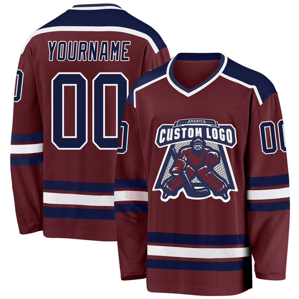 Used Navy Blue North Jersey Avalanche Game Jersey, Size XXL