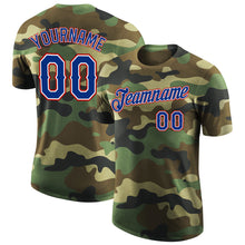 Charger l&#39;image dans la galerie, Custom Camo Royal-Red Performance Salute To Service T-Shirt
