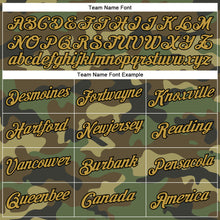 Load image into Gallery viewer, Custom Camo Old Gold-Black Performance Salute To Service T-Shirt
