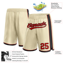 Charger l&#39;image dans la galerie, Custom Cream Red-Black Authentic Basketball Shorts
