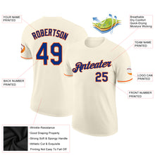 Laden Sie das Bild in den Galerie-Viewer, Custom Cream Royal-Orange Performance T-Shirt
