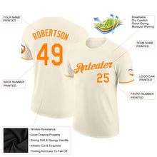 Laden Sie das Bild in den Galerie-Viewer, Custom Cream Bay Orange Performance T-Shirt
