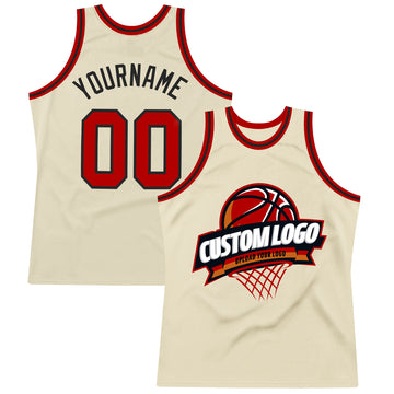 WOMEN'S RED & GREEN GRADIENT BASKETBALL JERSEY