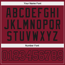 Load image into Gallery viewer, Custom Crimson Crimson-Black Authentic Baseball Jersey
