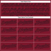 Load image into Gallery viewer, Custom Crimson Crimson-Black Authentic Baseball Jersey
