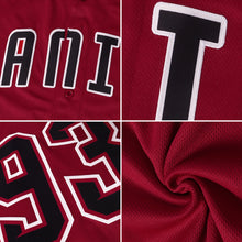 Laden Sie das Bild in den Galerie-Viewer, Custom Crimson Crimson-Cream Authentic Baseball Jersey
