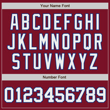 Load image into Gallery viewer, Custom Crimson White-Royal Authentic Baseball Jersey
