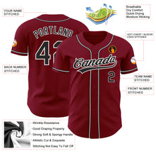 Laden Sie das Bild in den Galerie-Viewer, Custom Crimson Black-White Authentic Baseball Jersey
