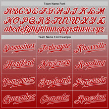 Загрузить изображение в средство просмотра галереи, Custom Gray Navy-Red Authentic Fade Fashion Baseball Jersey
