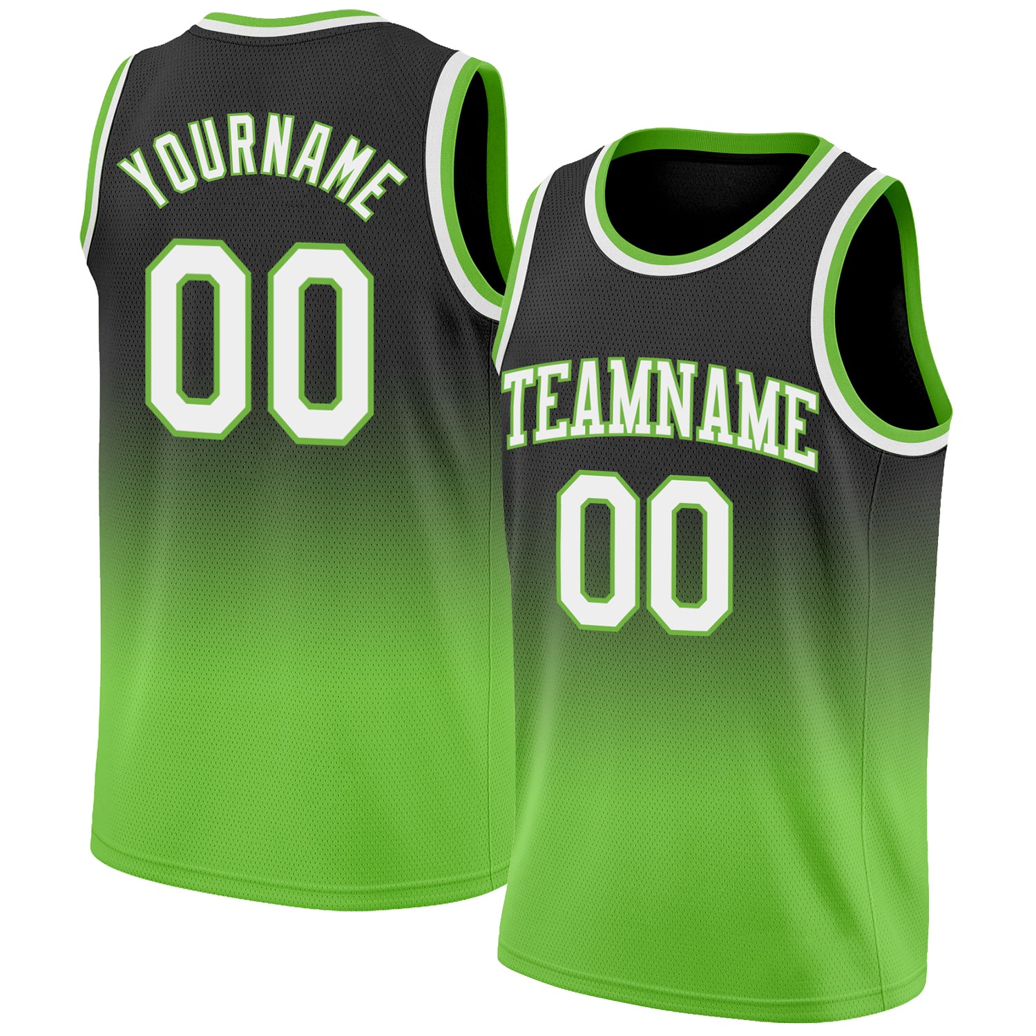 Custom Basketball Jerseys Black & White Home and Away Old School