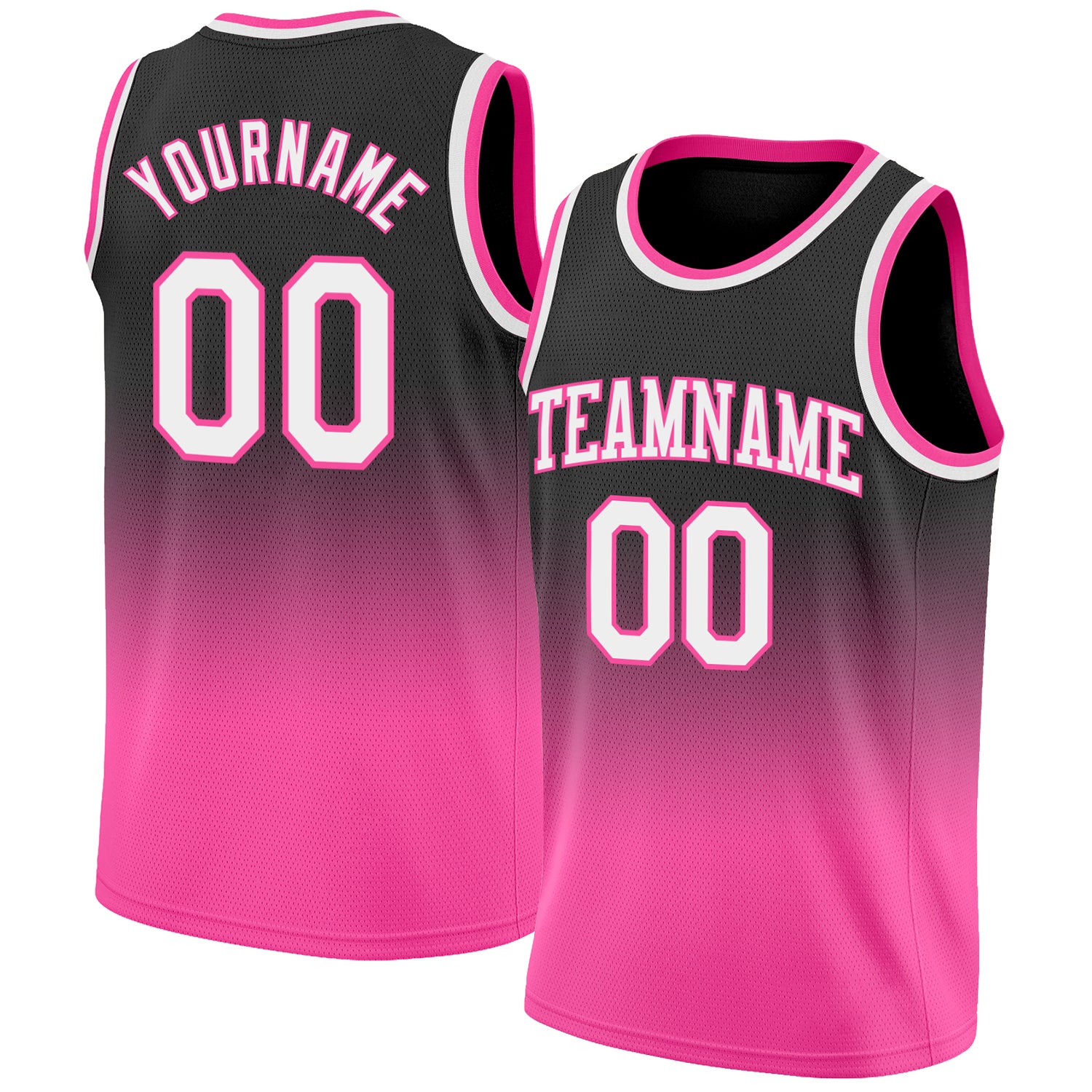 design pink basketball jersey
