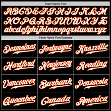 Laden Sie das Bild in den Galerie-Viewer, Custom Black Orange Gray-White Authentic Gradient Fashion Baseball Jersey
