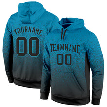 Load image into Gallery viewer, Custom Stitched Panther Blue Black Fade Fashion Sports Pullover Sweatshirt Hoodie
