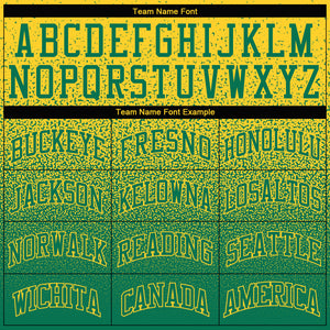 Custom Stitched Gold Kelly Green Fade Fashion Sports Pullover Sweatshirt Hoodie
