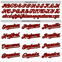 Charger l&#39;image dans la galerie, Custom White Pinstripe Red-Brown Authentic Fade Fashion Baseball Jersey
