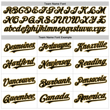 Charger l&#39;image dans la galerie, Custom White Pinstripe Black-Old Gold Authentic Fade Fashion Baseball Jersey
