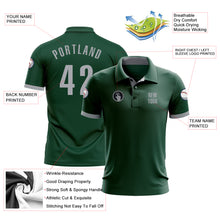 Загрузить изображение в средство просмотра галереи, Custom Green Gray Performance Golf Polo Shirt
