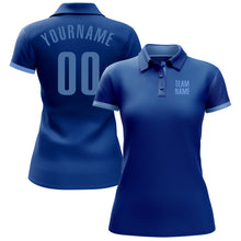 Laden Sie das Bild in den Galerie-Viewer, Custom Royal Light Blue Performance Golf Polo Shirt
