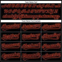 Laden Sie das Bild in den Galerie-Viewer, Custom Black Black-Orange Performance Vapor Golf Polo Shirt
