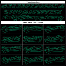 Laden Sie das Bild in den Galerie-Viewer, Custom Black Black-Kelly Green Performance Vapor Golf Polo Shirt
