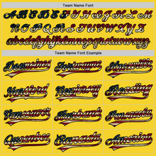 Laden Sie das Bild in den Galerie-Viewer, Custom Yellow Vintage USA Flag-Black Performance Vapor Golf Polo Shirt

