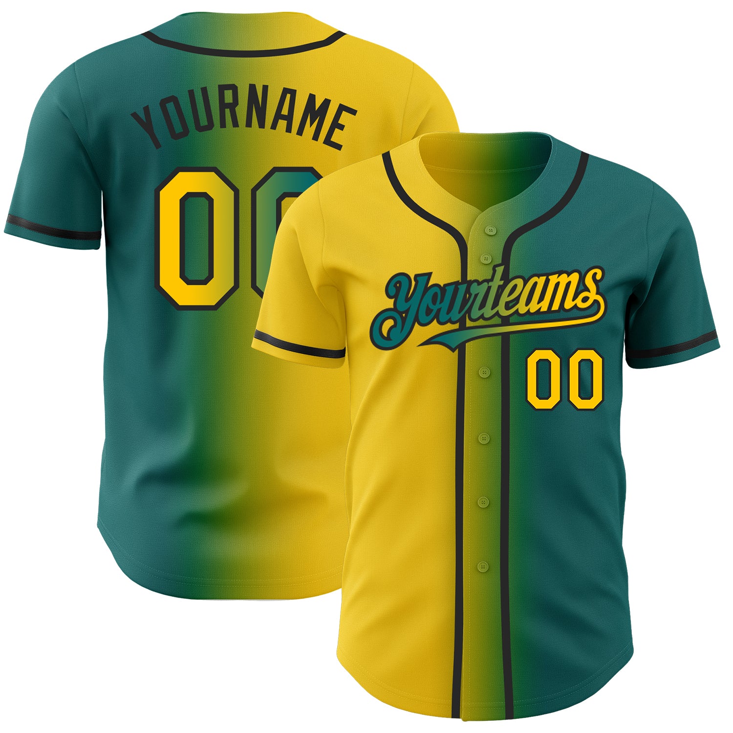 yellow oakland a's shirt